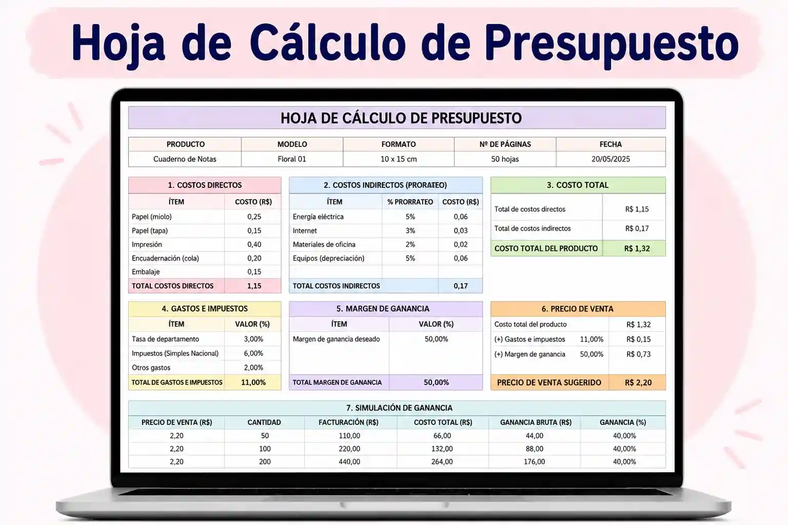 Planilla de Precificación